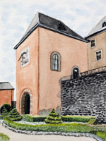 Sundial at Mersch Castle, Nicole Hörold