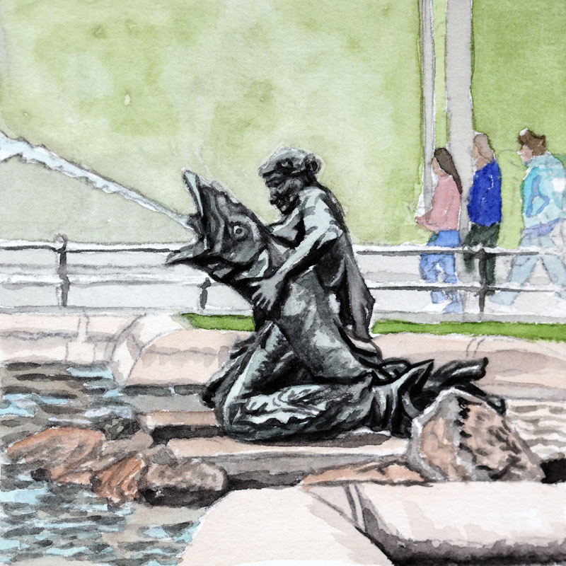 Nymph, Water Tower Park, Nicole Hörold